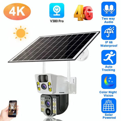 Solarna 4G Kamera - Sim Kartica - WIFi - PTZ - 8 MegaPixela