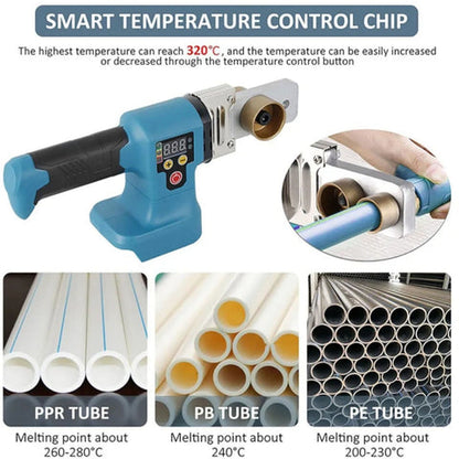 Aku pegla za pvc cevi sa 2 baterije 168v Makita