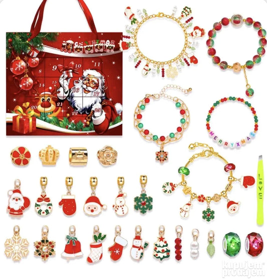 Novogodisnji kalendar sa narukvicama