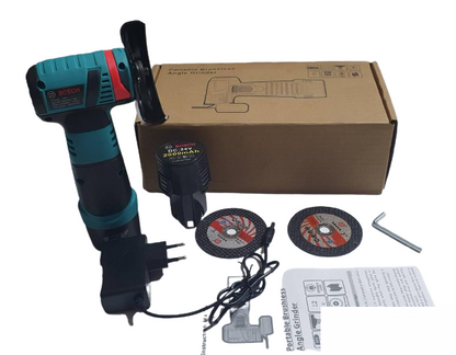 Bosch akumulatorska brusilica + dve baterije GWS 12V-76