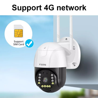Ip WiFi kamera PTZ 4G sim kartica spoljna rotirajuca Full Hd