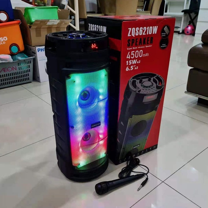 Karaoke bluetooth zvučnik ZQS 6210W + mikrofon